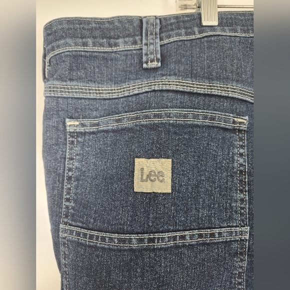 Lee Carpenter Loose Fit Straight Leg Quartz Stone Jeans 48x28 - Picture 6 of 10